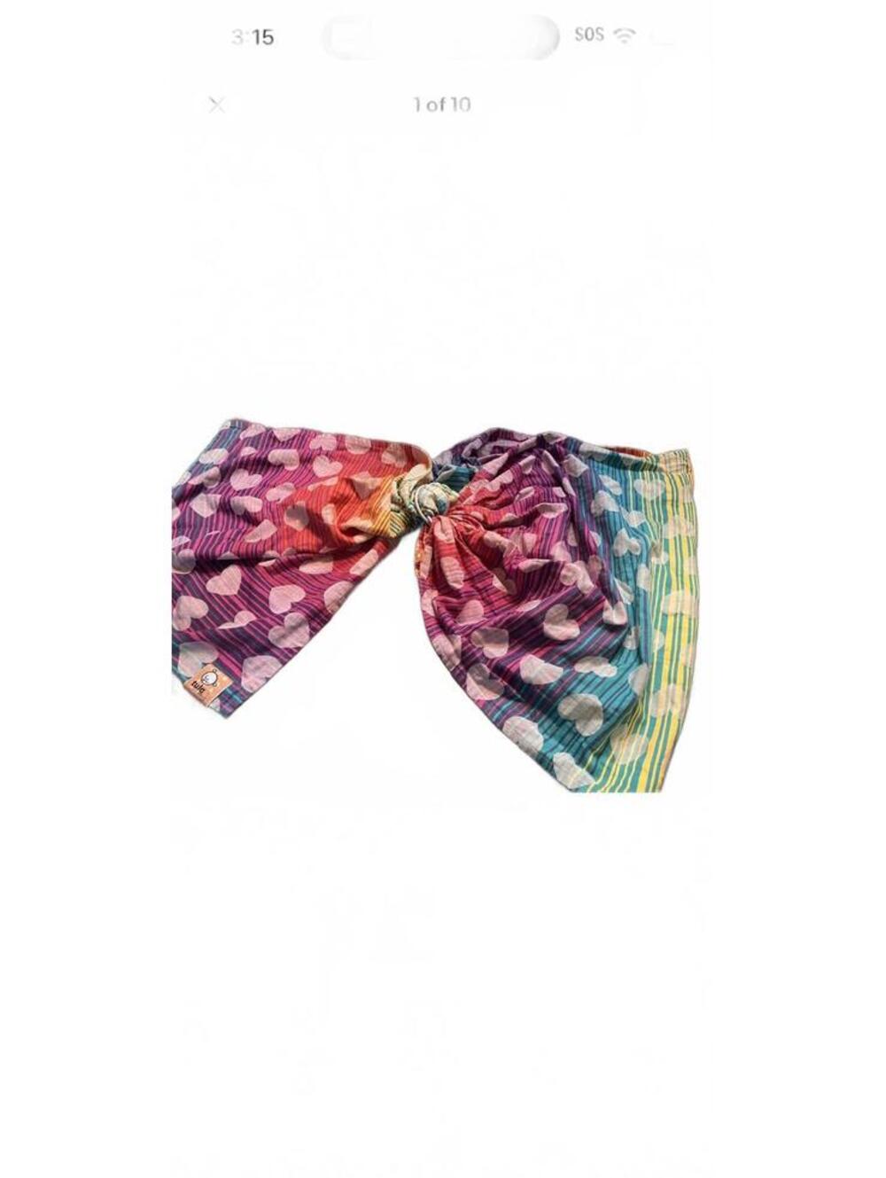 Tula Love Athena Ring sling L/XL Rainbow Heart Patterned